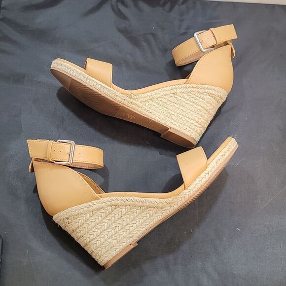 A.NEW DAY WEDGE ESPADRILLE OPEN TOE SANDAL - Picture 10 of 14
